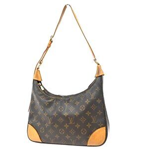 LOUIS VUITTON Boulogne 30 Shoulder Bag Monogram Leather Brown M51265 73KB132